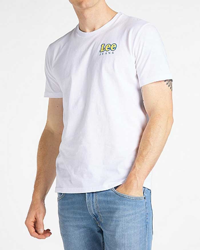 Chest Logo T-Shirt - Vit
