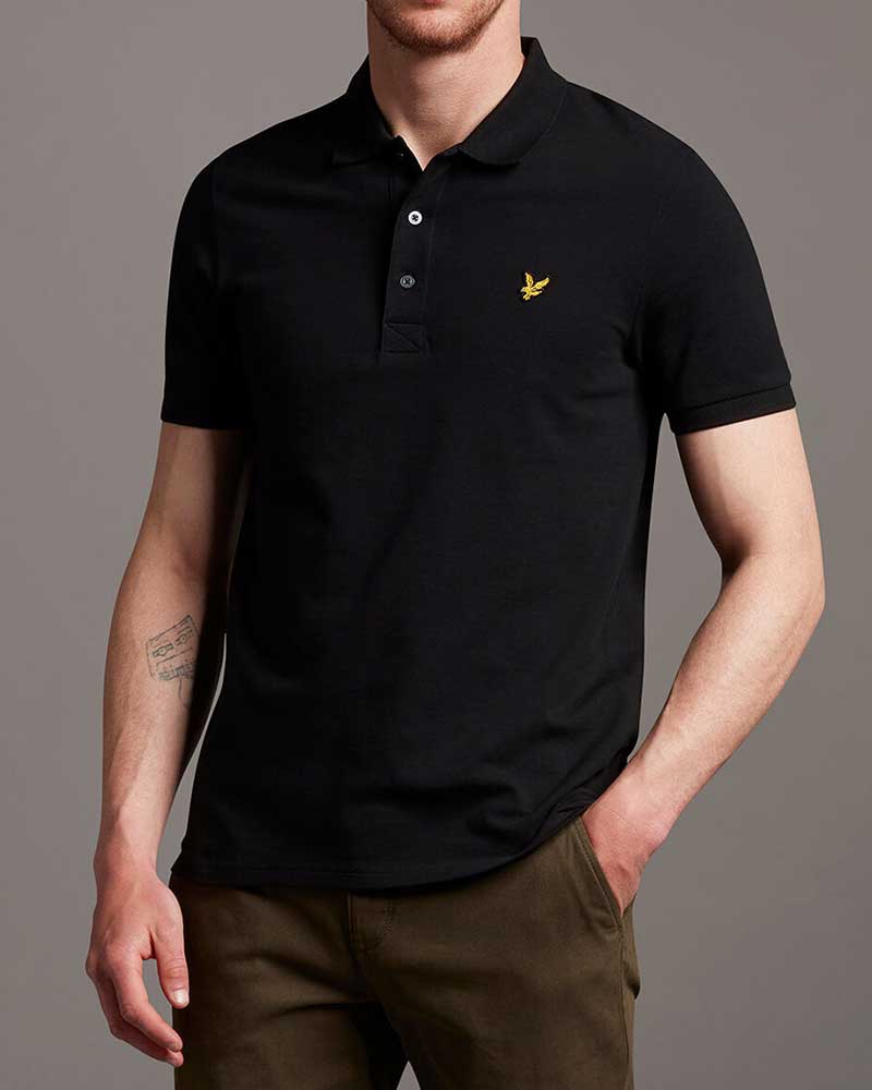 Plain Polo Pikétröja - Svart