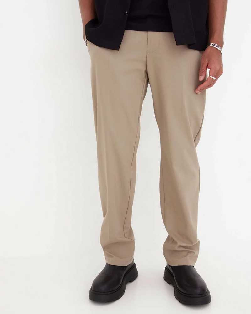 Eik Nickel Byxor - Ecru Beige