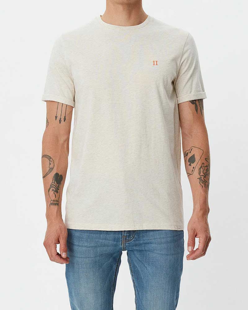 Nørregaard T-Shirt - Ivory/Orange