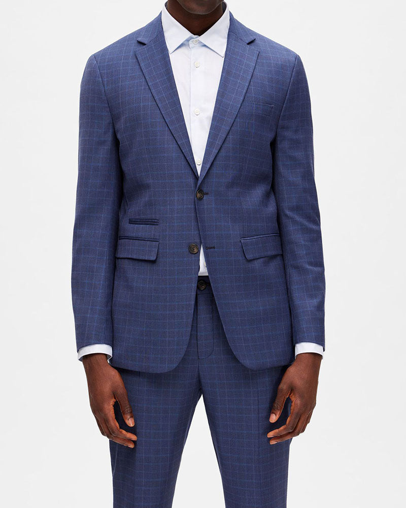 Neil Kavaj - Navy Blazer/Checks