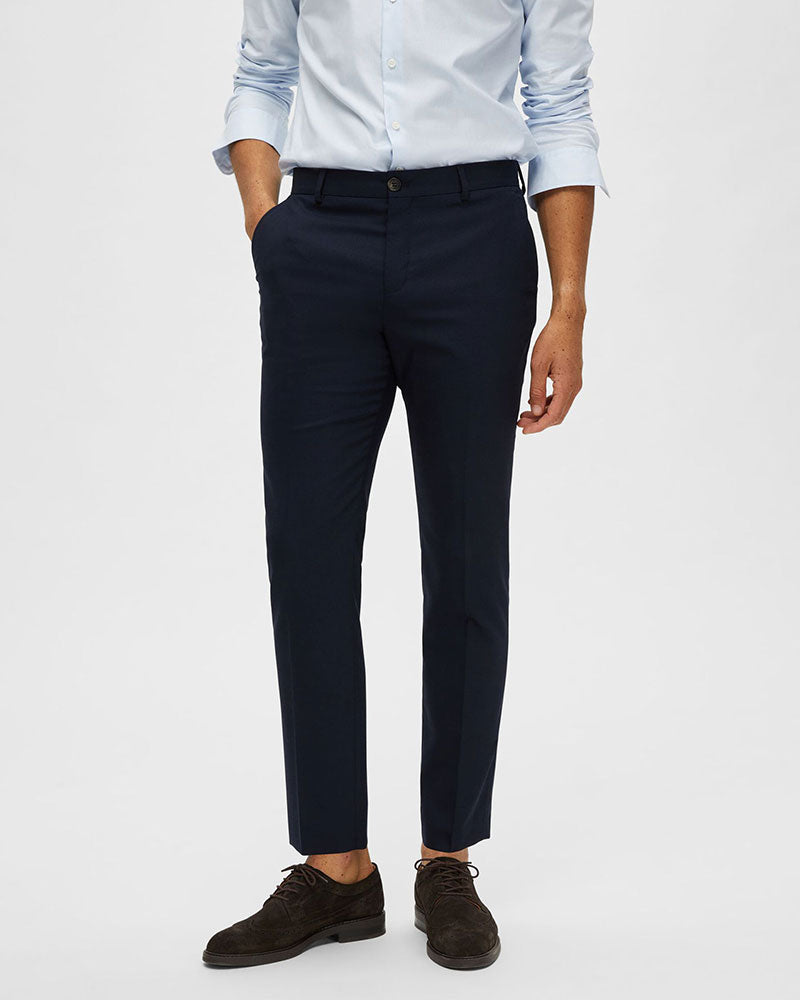 Slim Neil Kostymbyxor - Navy Blazer
