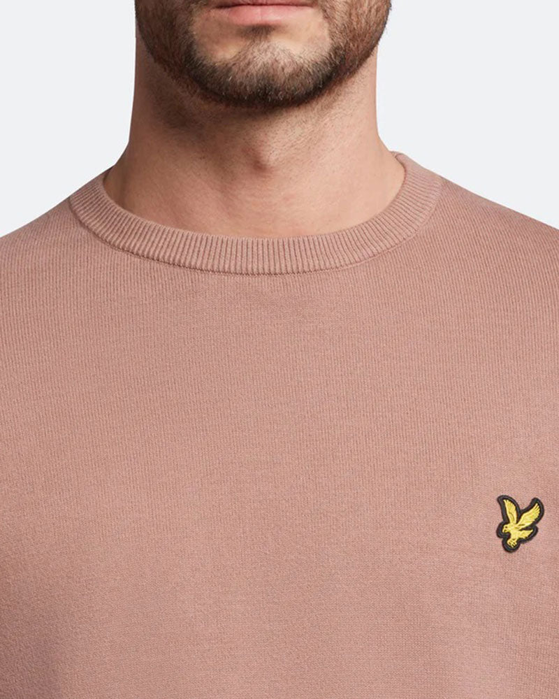 Cotton Crew Neck Jumper Tröja