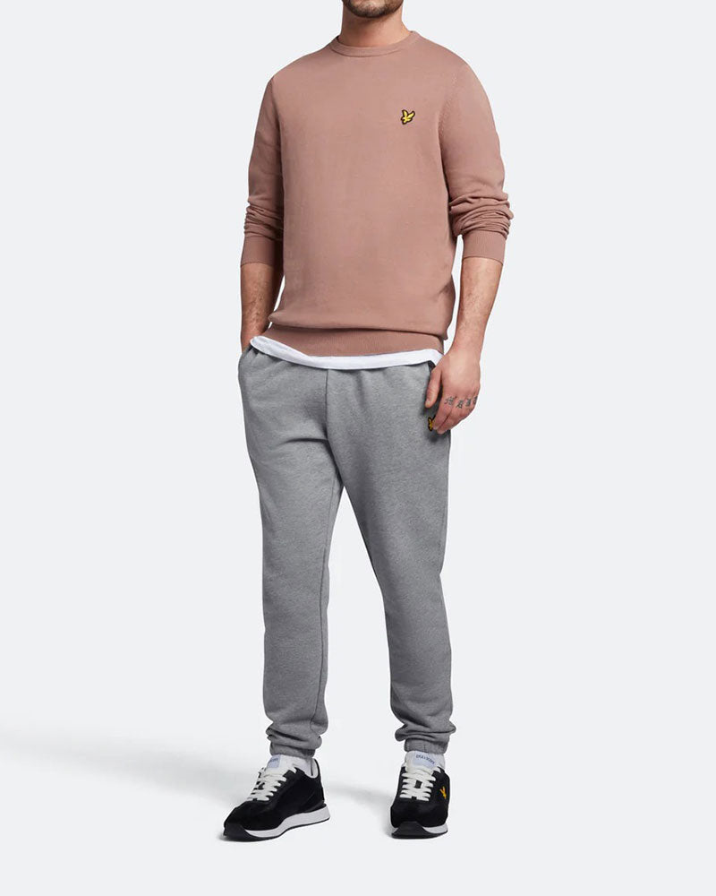 Cotton Crew Neck Jumper Tröja