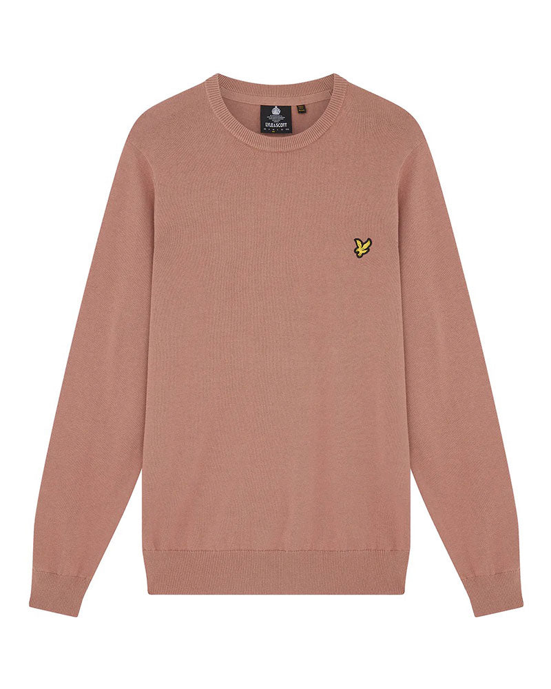 Cotton Crew Neck Jumper Tröja