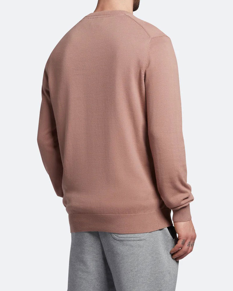 Cotton Crew Neck Jumper Tröja