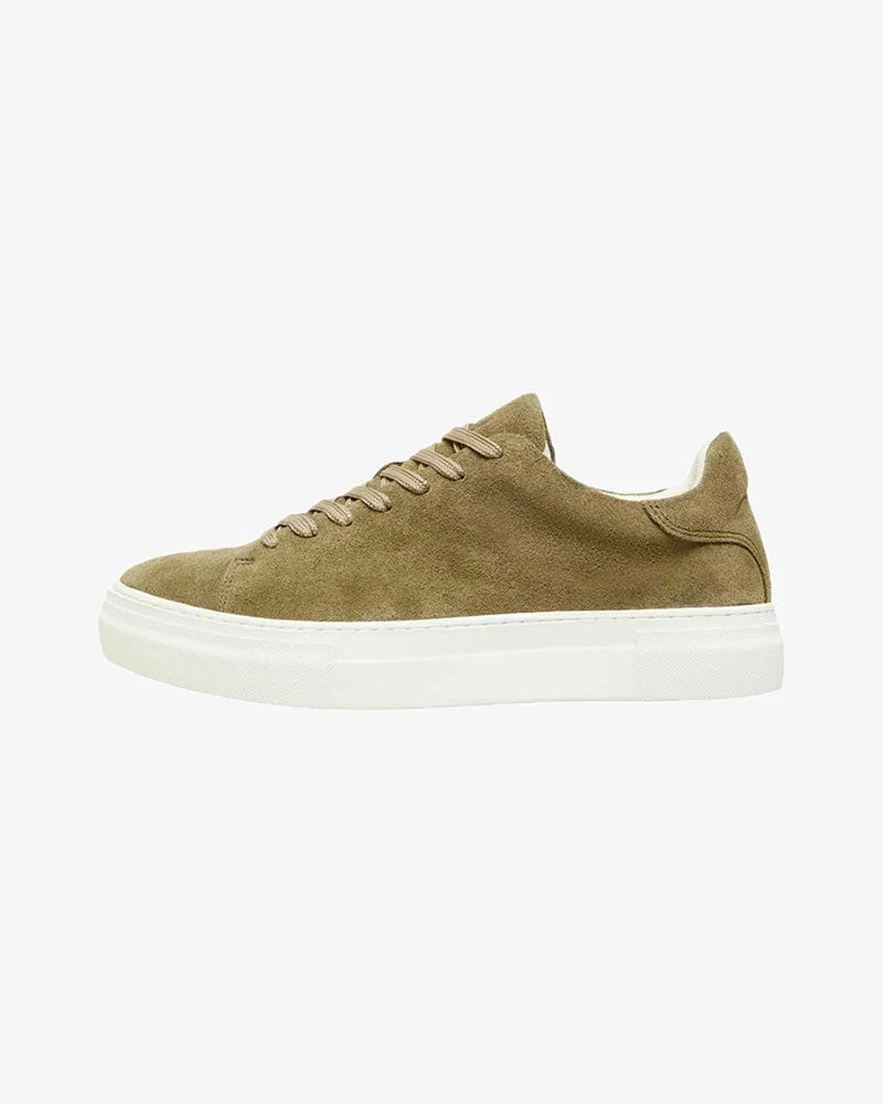 David Chunky Suede Sneakers - Grape Leaf