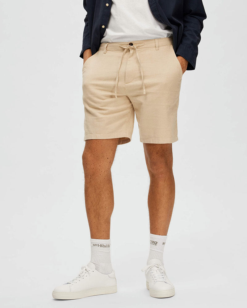 Brody Linen Shorts - Incense