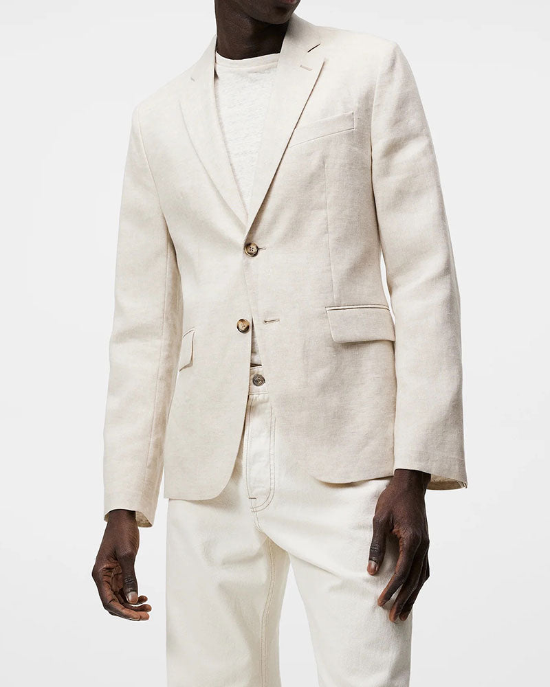 Hopper U Super Linen Kavaj - Safari Beige