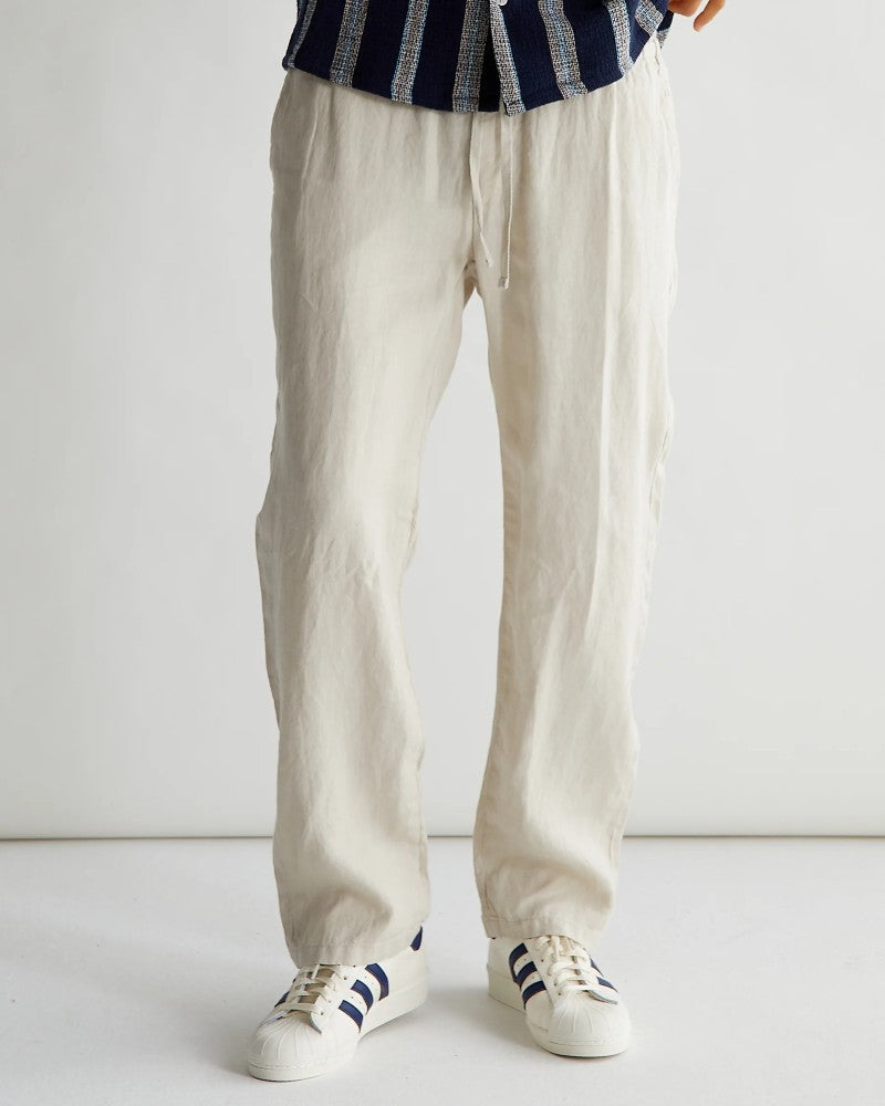 Eik Linen Byxor - Sand