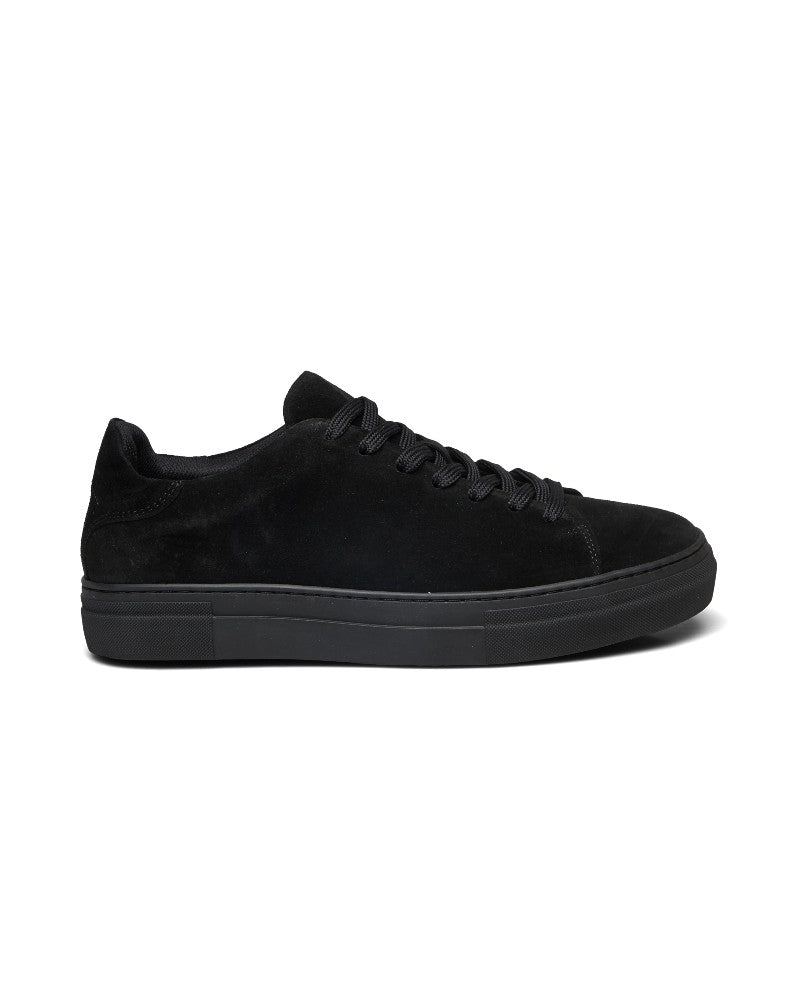 David Chunky Suede Sneakers - All Black