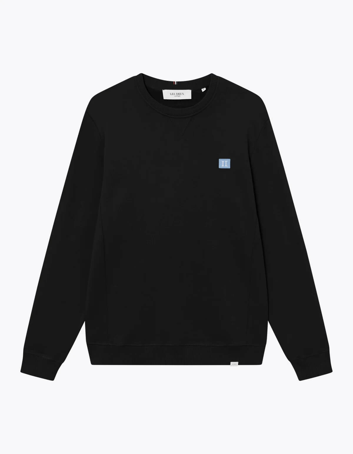 Piece Sweatshirt - Black/Washed Denim Blue