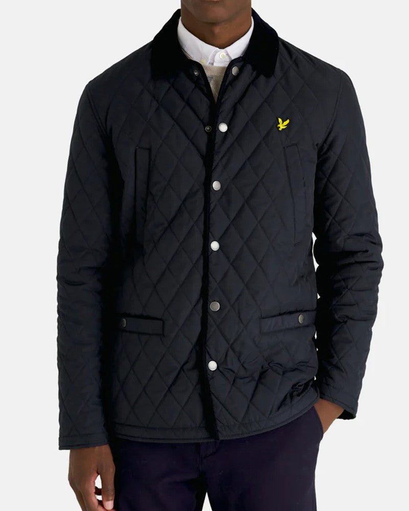 Quilted Jacka - Dark Navy