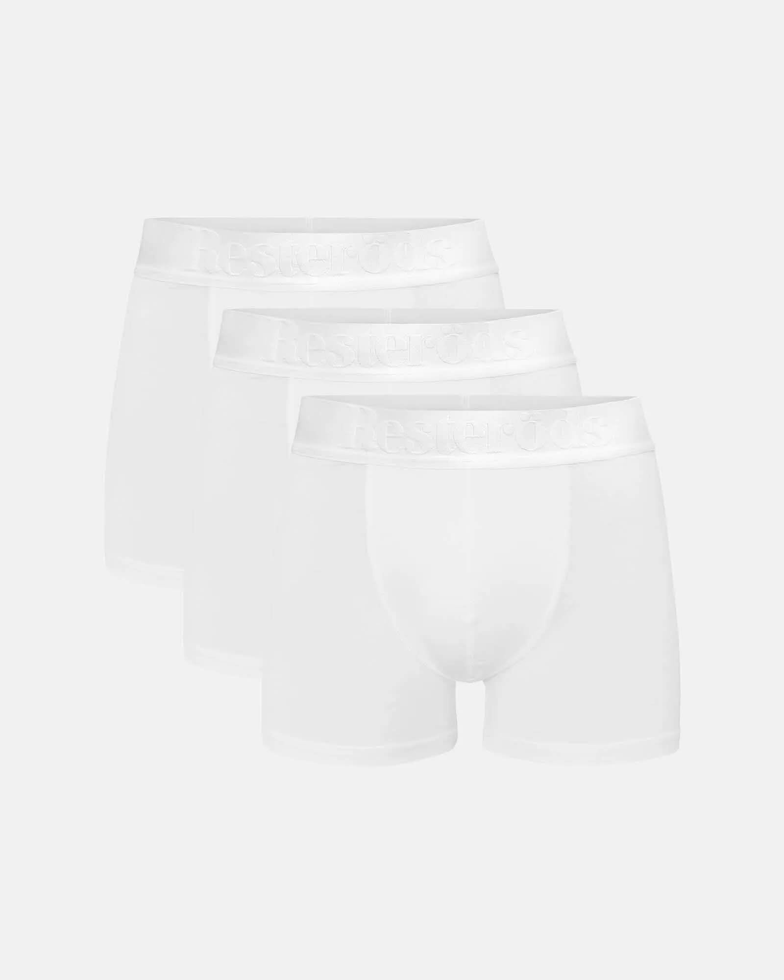 Boxer Bamboo 3 Pack Kalsonger - Vit