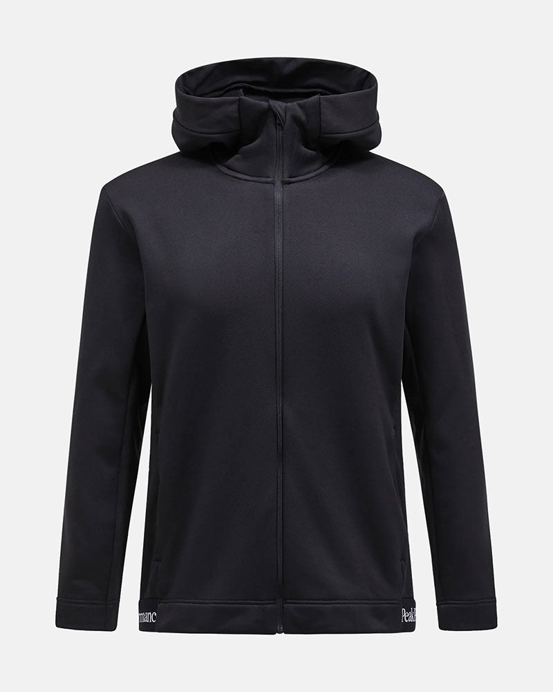 Rider Tech Zip Hoodie - Svart