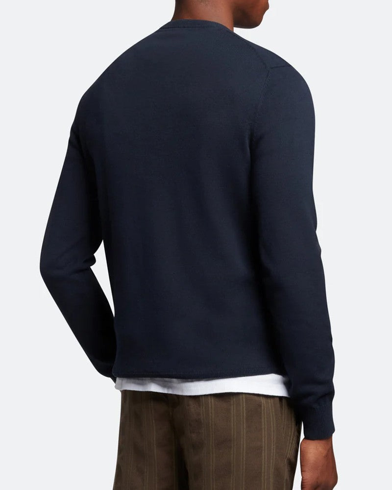 Cotton Crew Neck Jumper Tröja