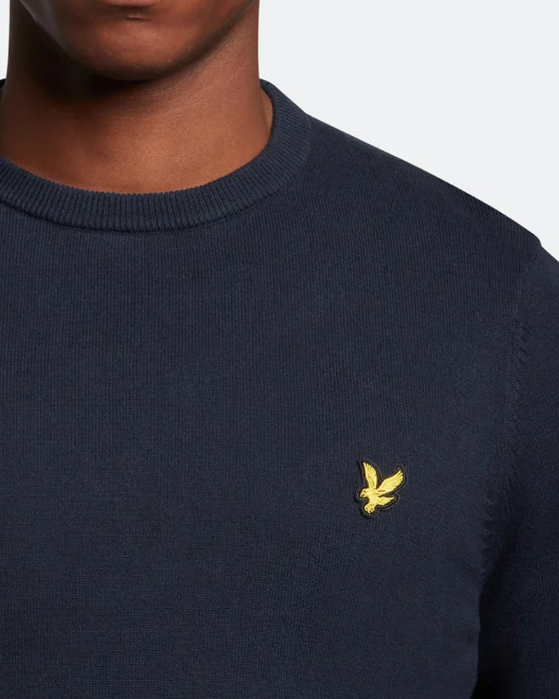 Cotton Crew Neck Jumper Tröja