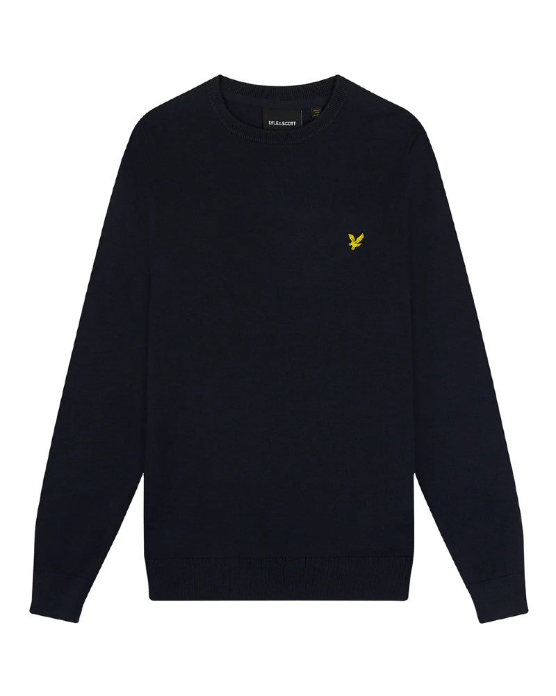 Cotton Crew Neck Jumper Tröja