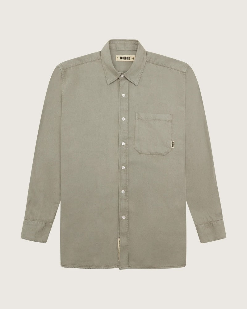 Yuzo Tencel Skjorta - Army Green