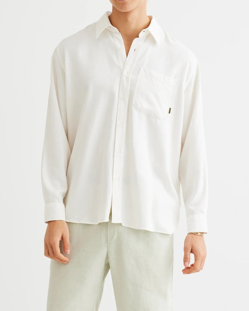 Yuzo Tencel Skjorta - Off White