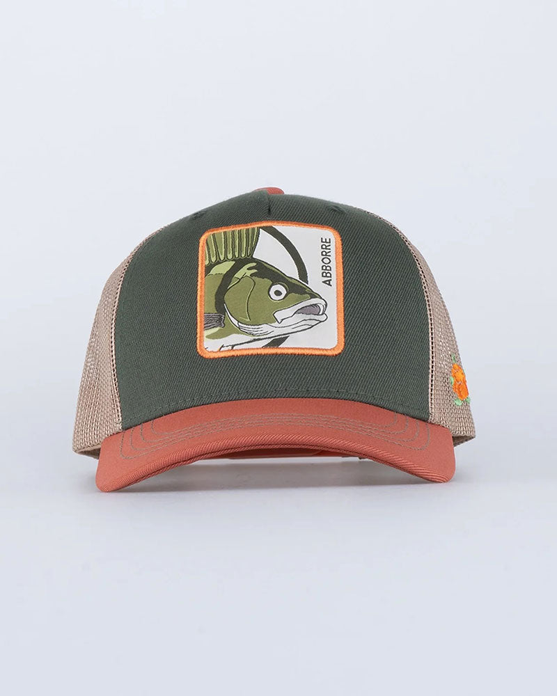 Abborre Kids Trucker Keps - Olive
