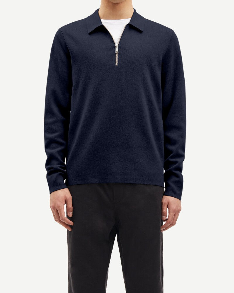 Guna Half Zip Tröja - Sky Captain