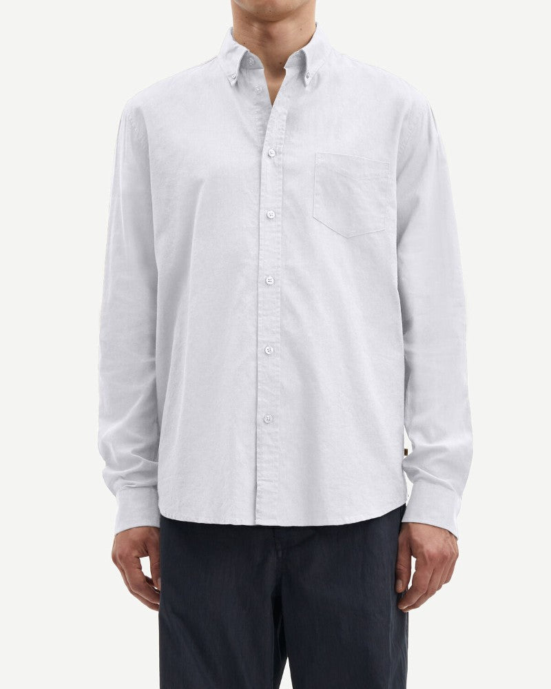 Liam BA Linen Skjorta - Vit