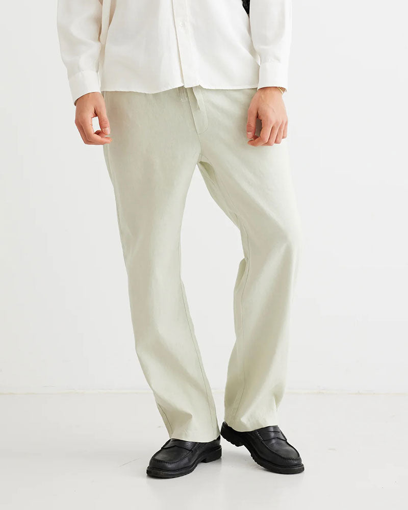 Eik Linen Byxor - Mint Green