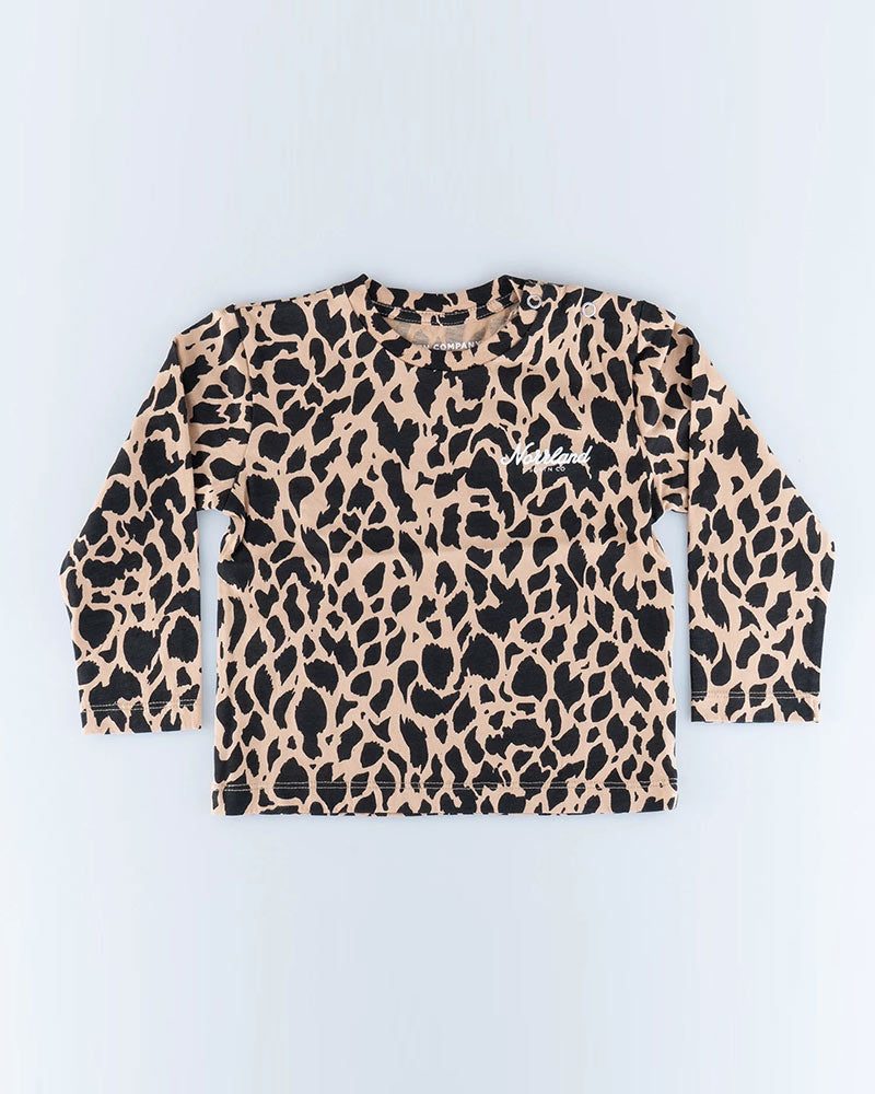 Great Norrland Kids LS Lynx T-Shirt - Sand