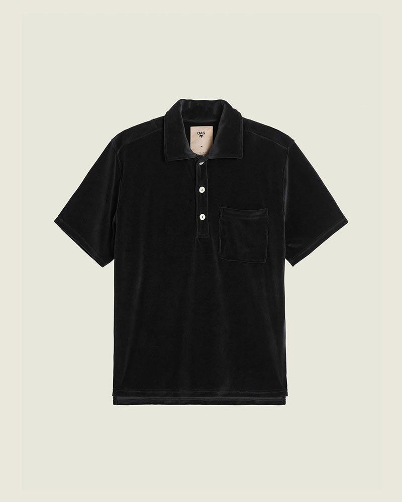 Girona Velour Skjorta - Nearly Black