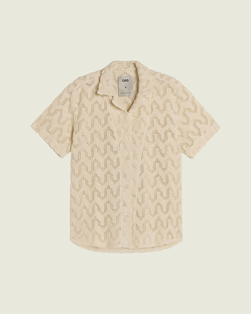 Cuba Crochet Skjorta - Atlas