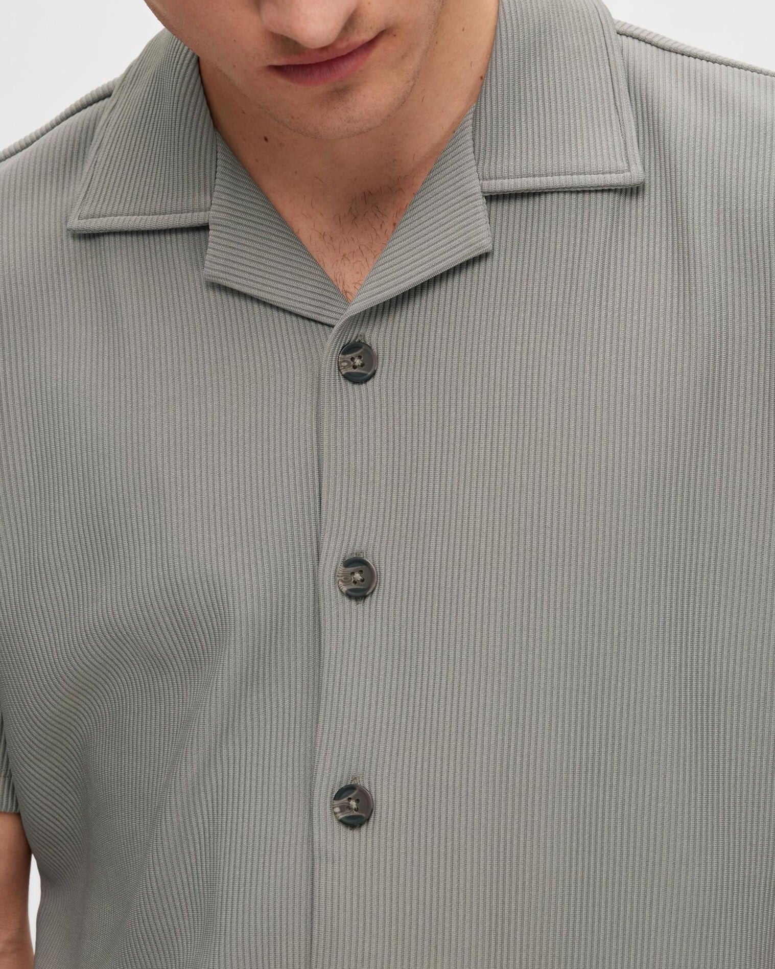 Loose Plisse Resort Skjorta