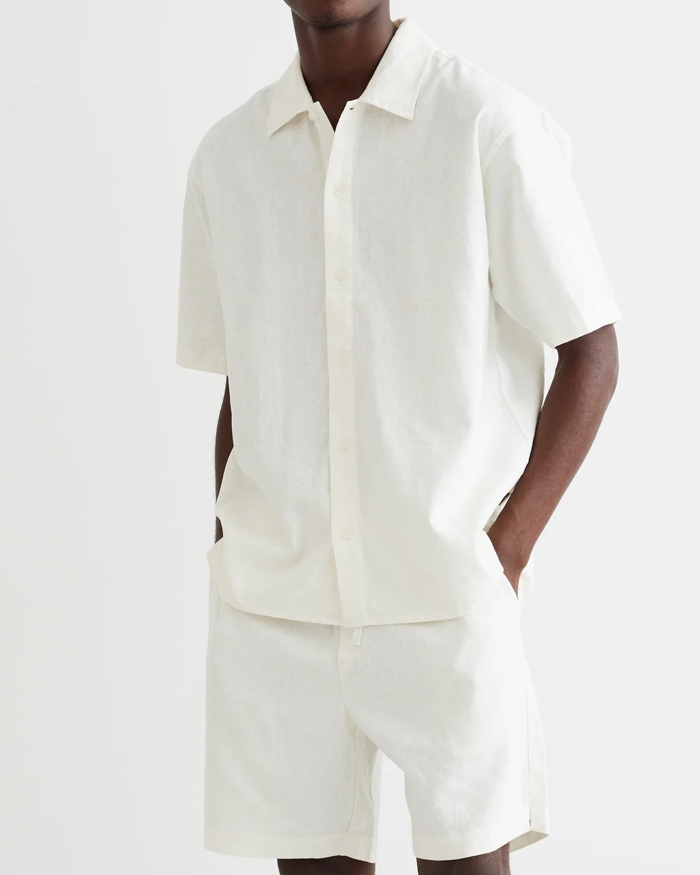 Banks Linen Skjorta - Off White