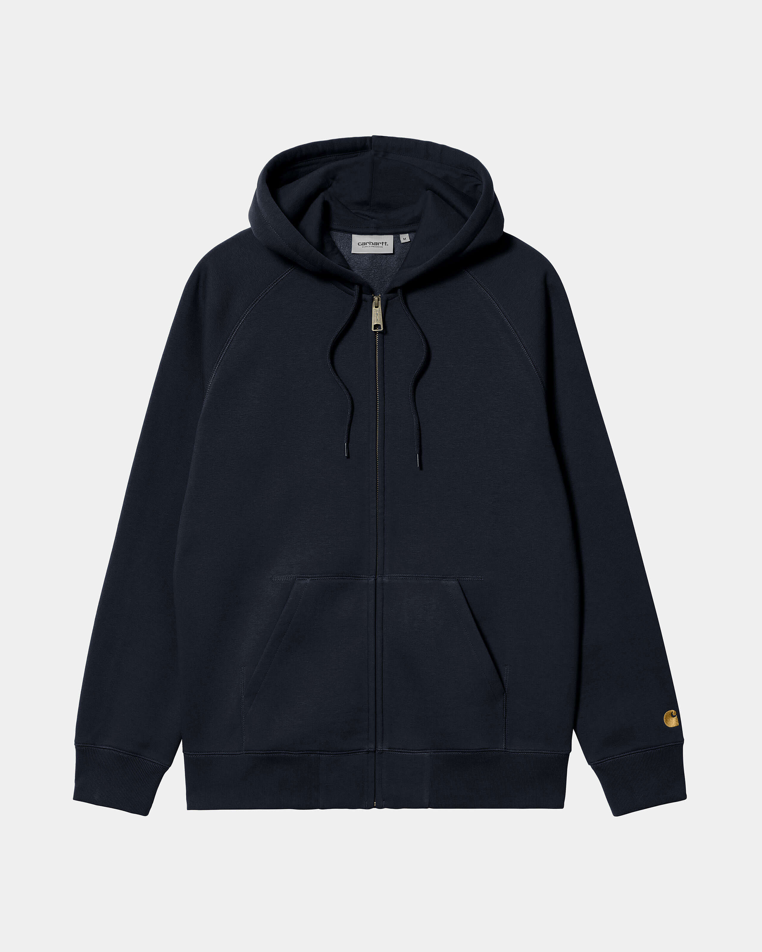 Chase Zip Hoodie - Dark Navy/Gold
