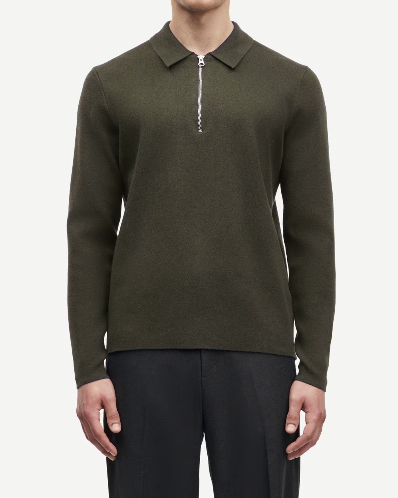Guna Half Zip Tröja - Forest Night