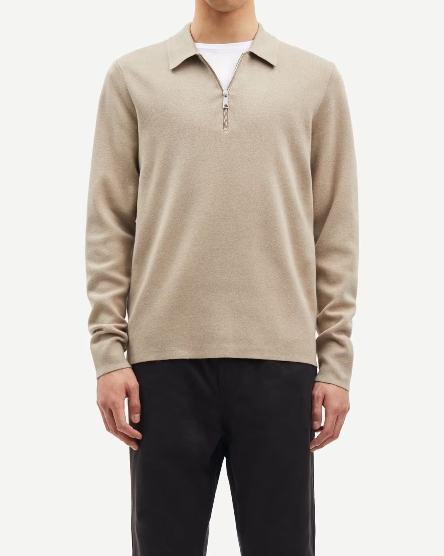 Guna Half Zip Tröja - Pure Cashmere