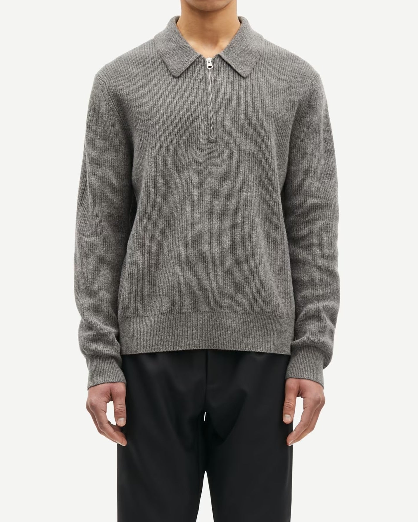 Saisaks HZ Polo Tröja - Dark Grey Melange
