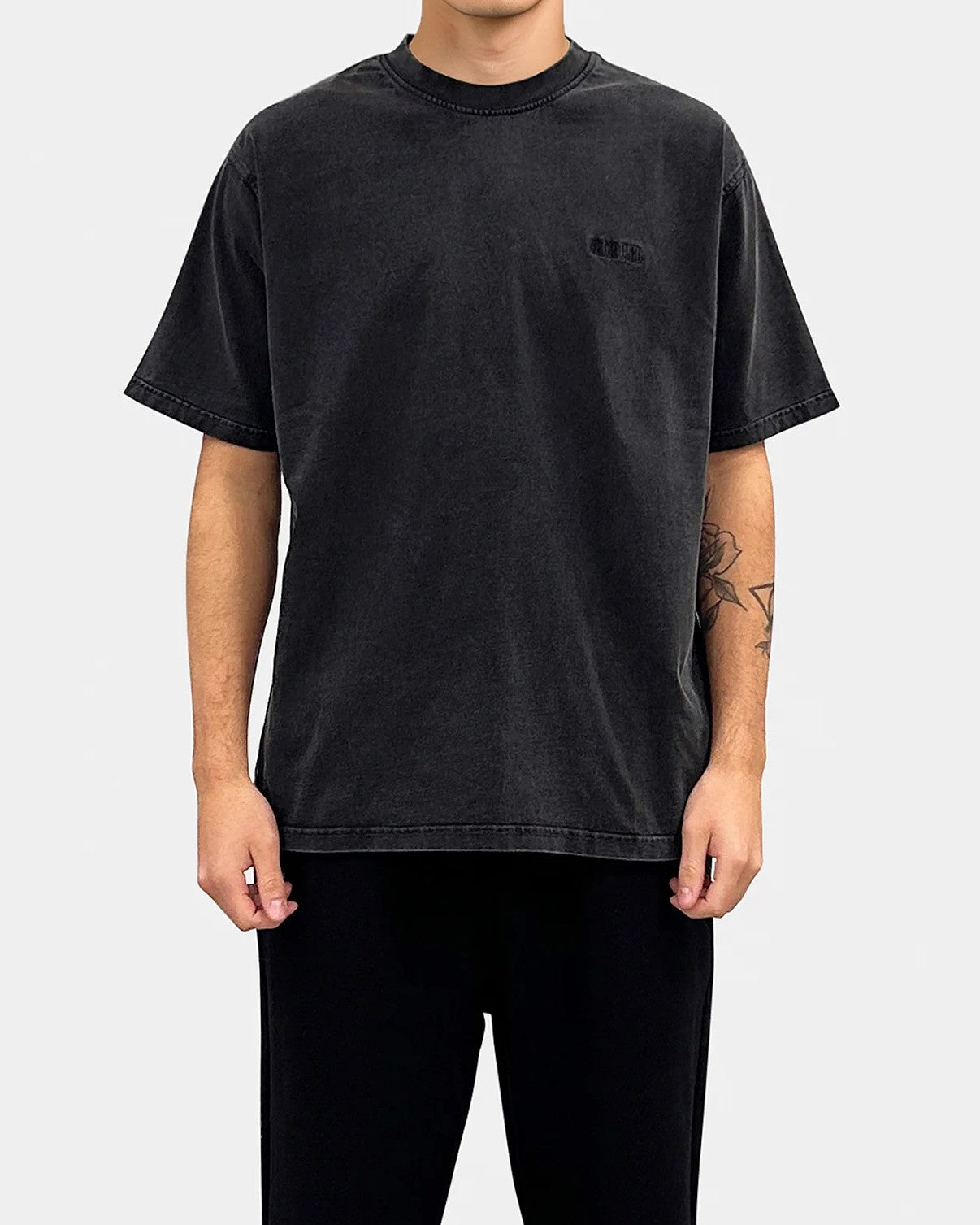Baine Washed T-Shirt - Svart