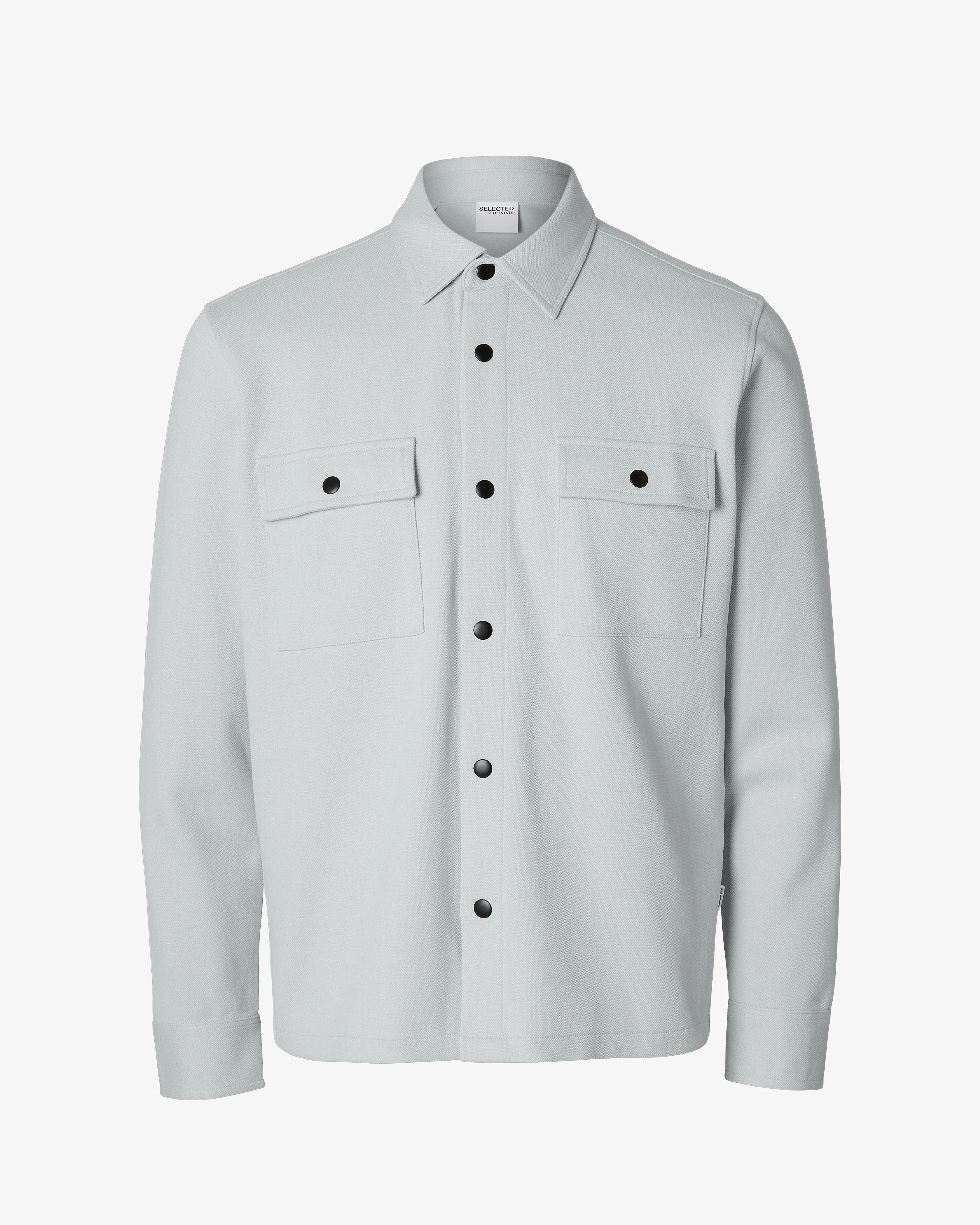 Jackie Sweat Överskjorta - Light Grey Melange
