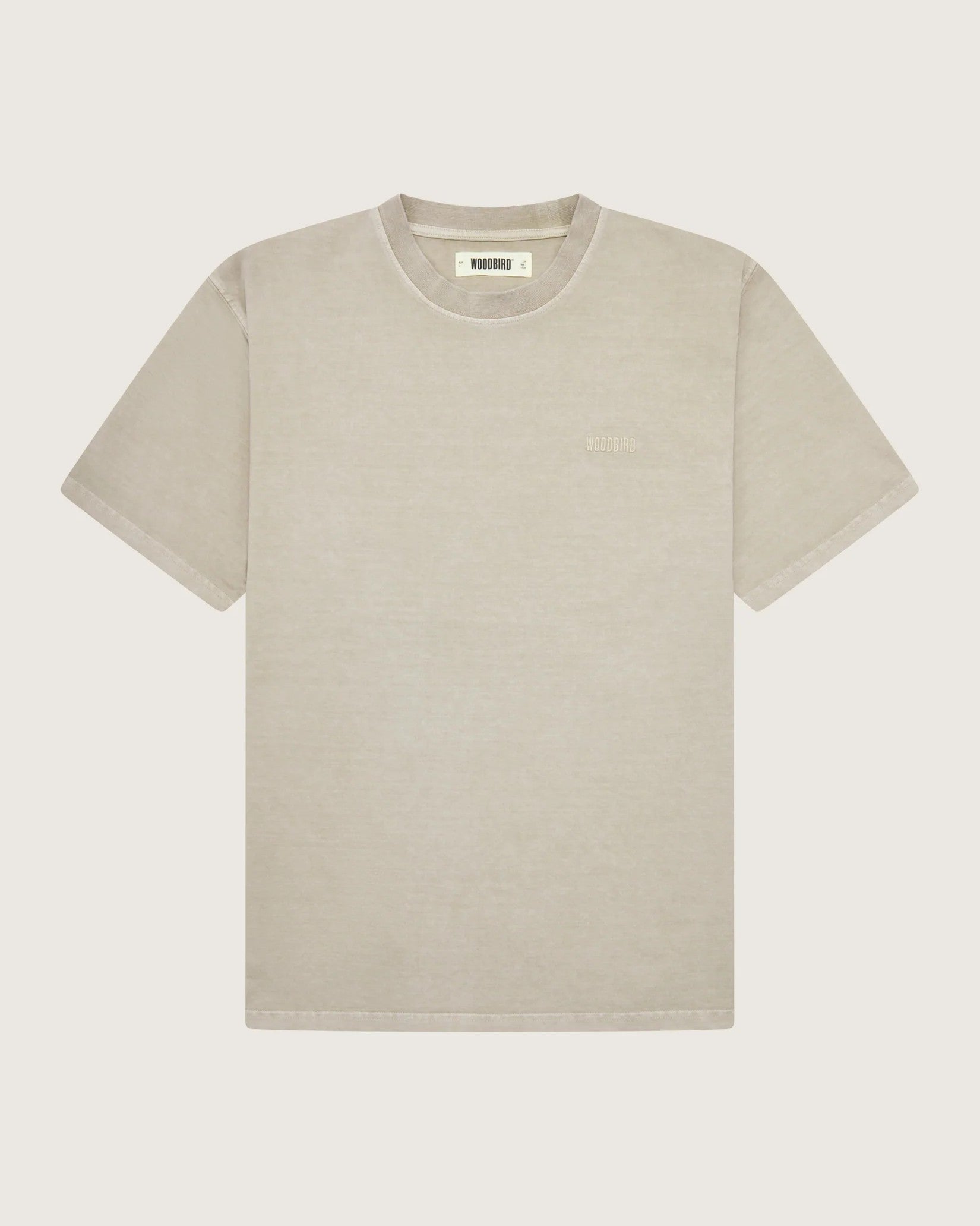 Baine Washed T-Shirt - Dark Beige