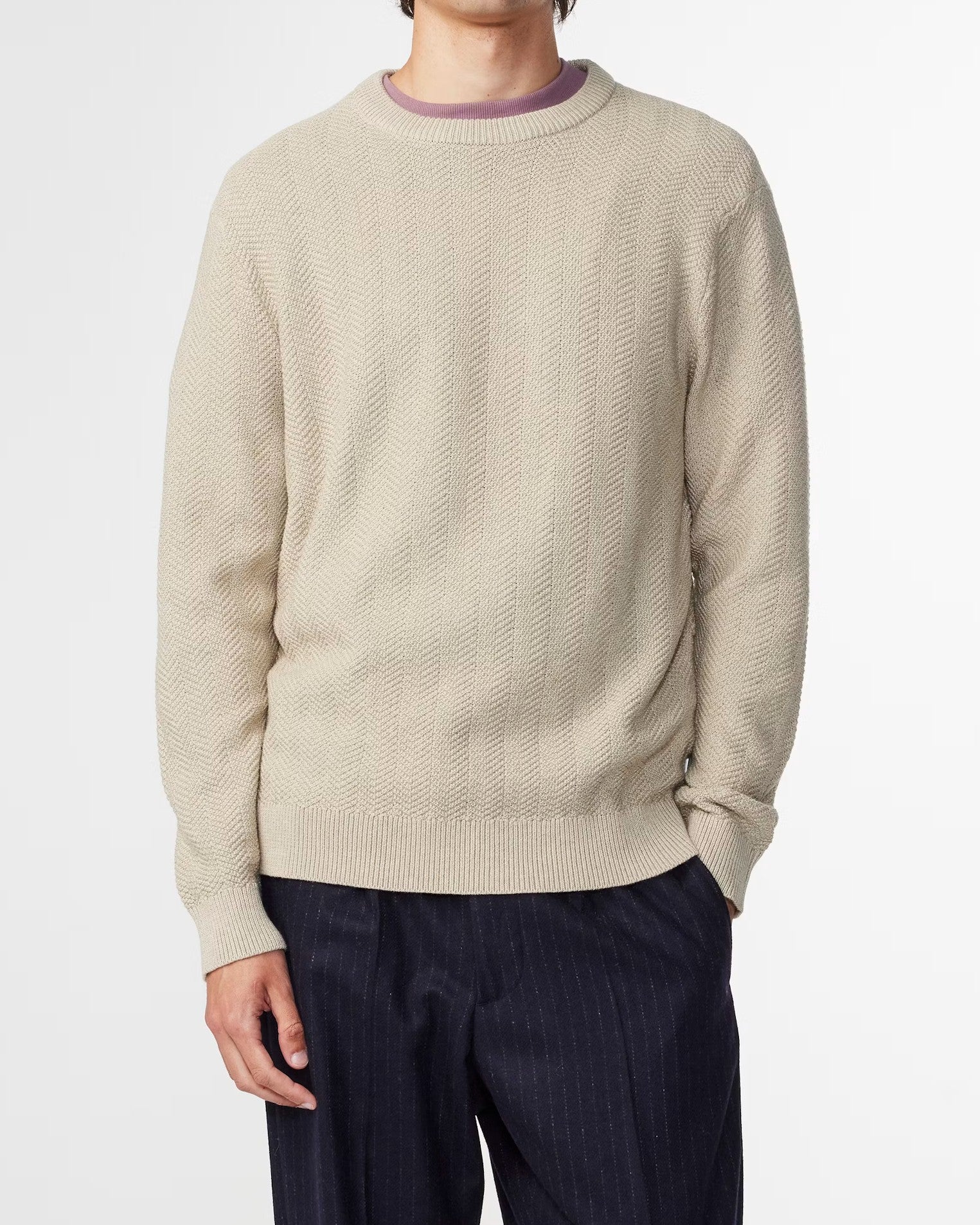 Pete Crew Tröja - Khaki Beige
