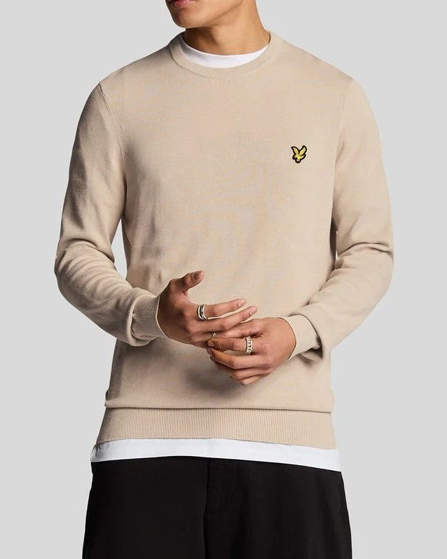 Cotton Crew Neck Jumper Tröja - Cove