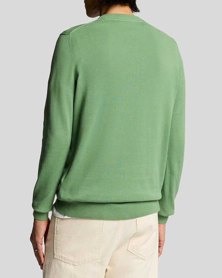 Cotton Crew Neck Jumper Tröja