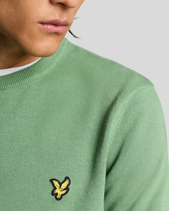 Cotton Crew Neck Jumper Tröja
