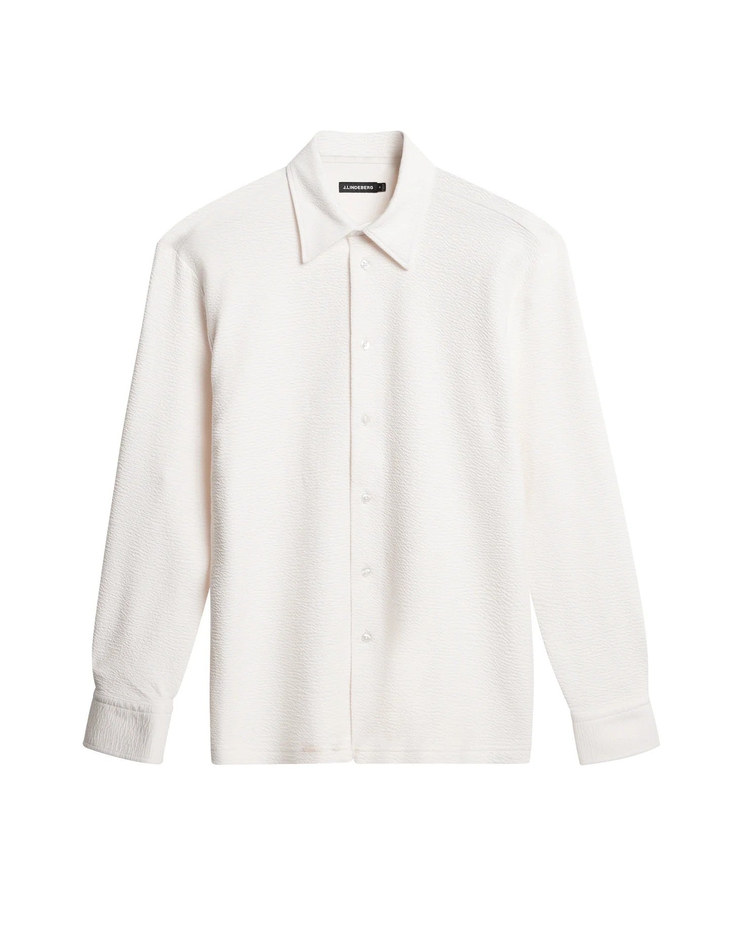 Crinkle Jersey Skjorta - Cloud White