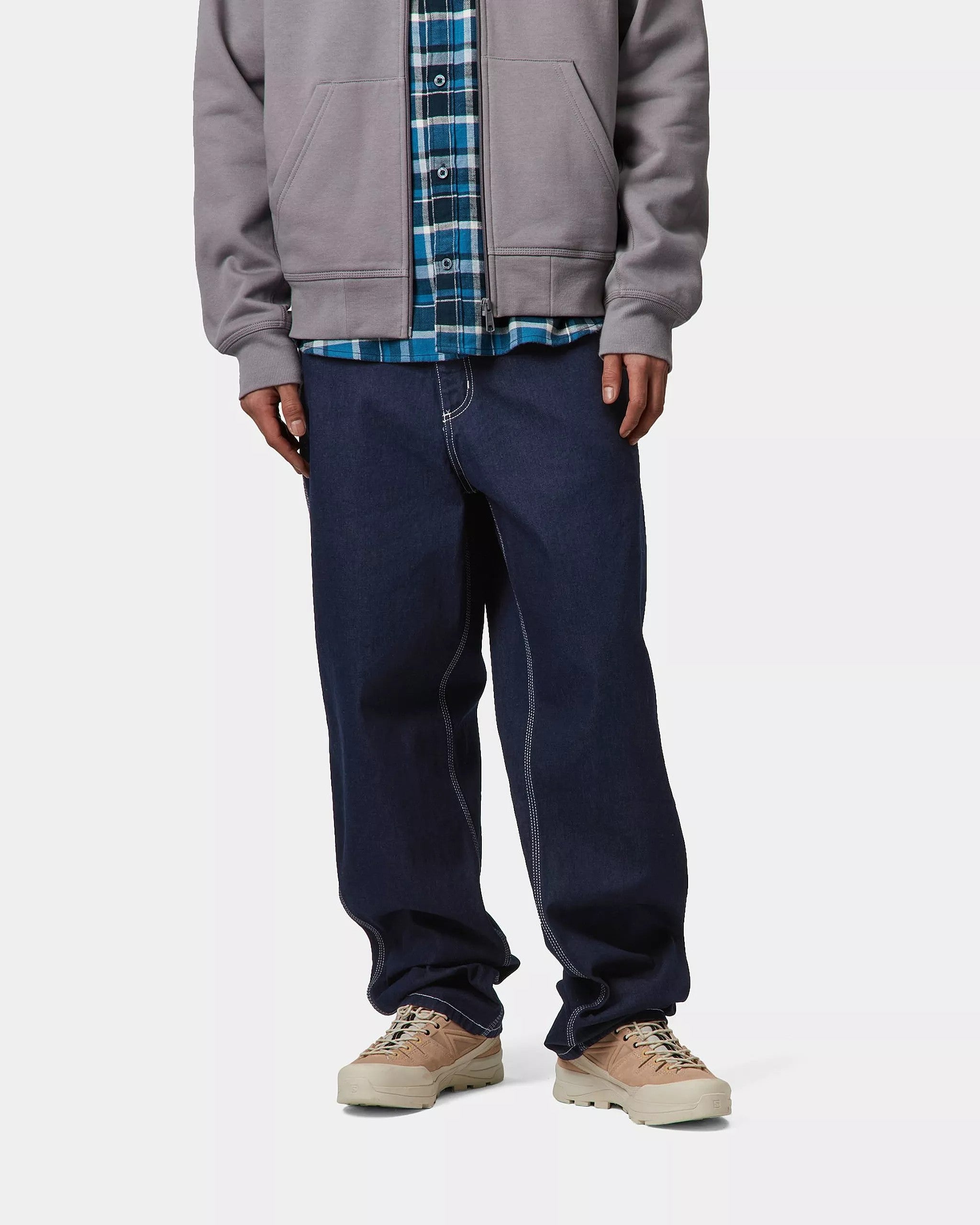 Simple Pant Byxor - Blue One Wash