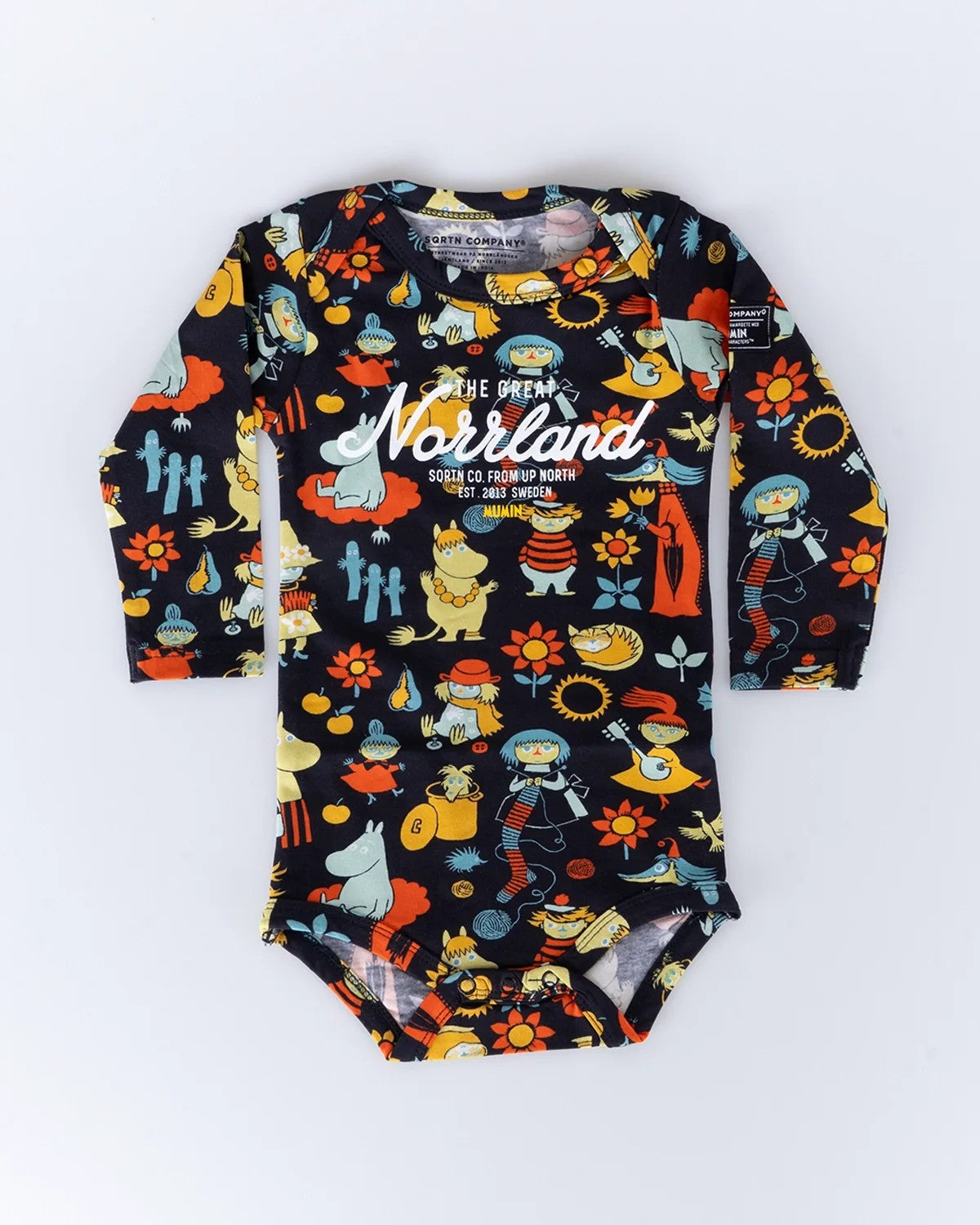 Great Norrland Mumin Retro Body - Svart
