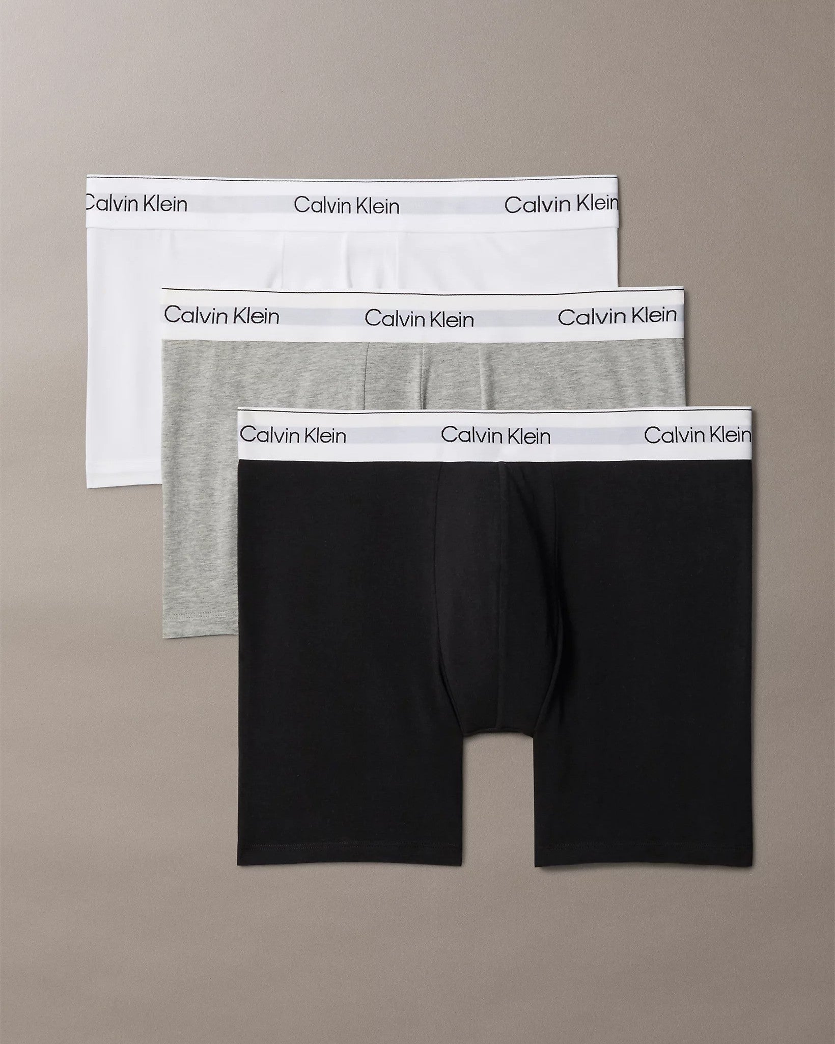 3-Pack Boxer Brief Kalsonger - Grå/Svart/Vit