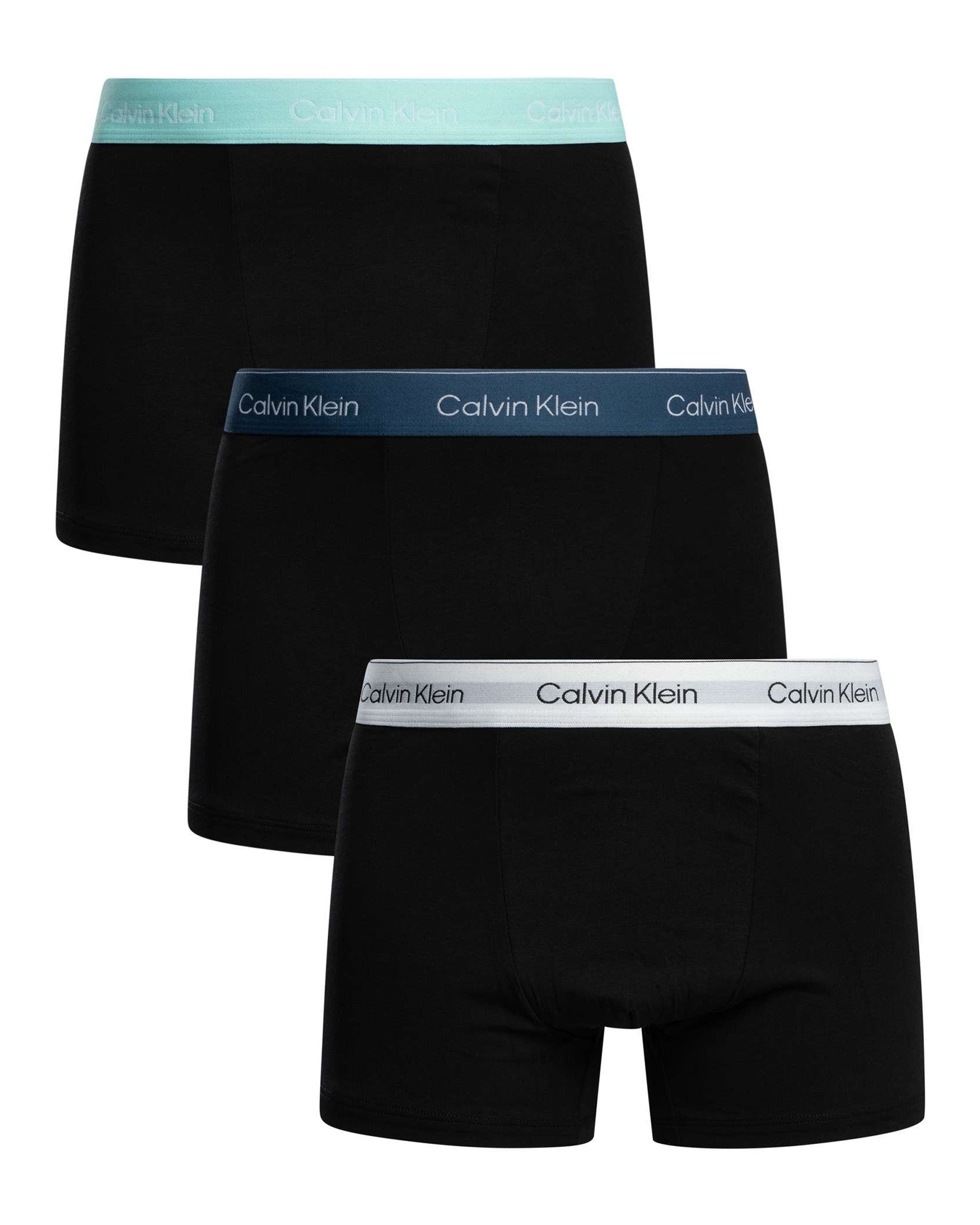 3-Pack Trunk Kalsonger - White/Tahiti/Dark Blue