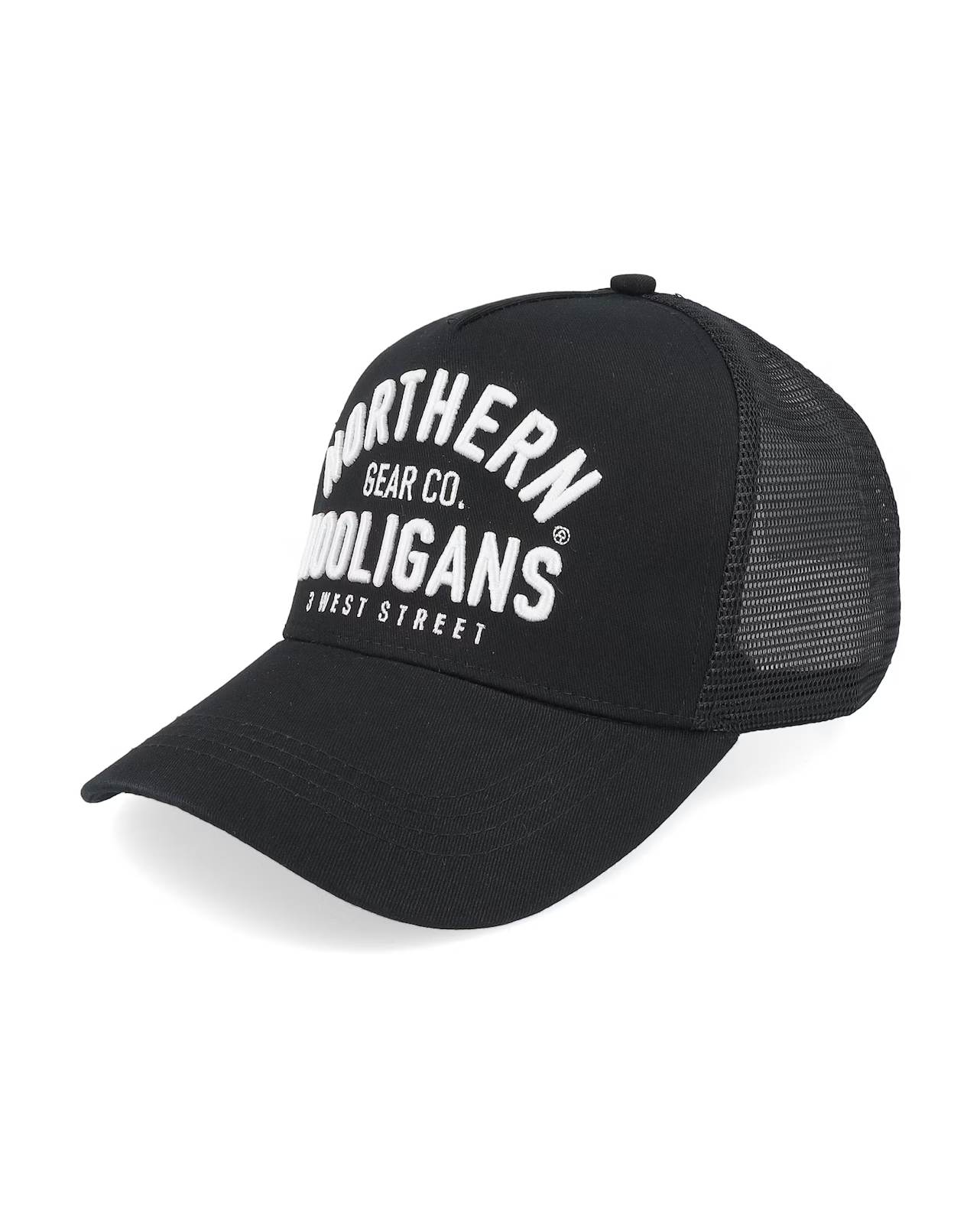 3 West Street Trucker Keps - Svart